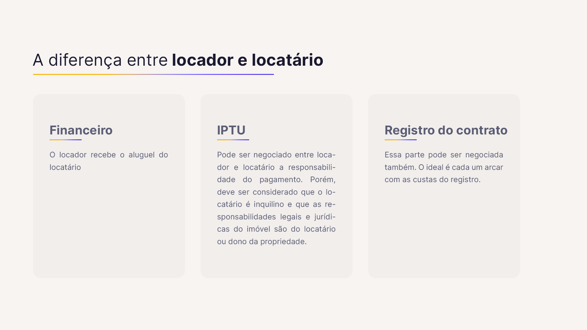 Quem é locador e locatário no contrato de locação?
